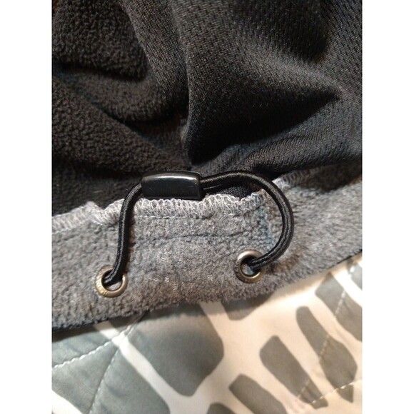 Hawke & Co. Gray Black Fleece Jacket Zip-Up Size XL Casual Warm - Picture 7 of 8